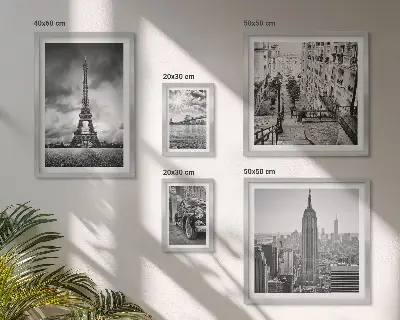 Gallery wall stadslandschappen en architectonische iconen
