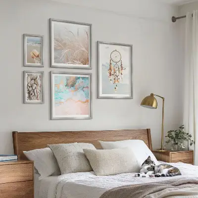 Wanddecoratie compositie Boho dromen strand natuur
