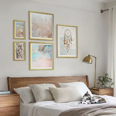 Wanddecoratie compositie Boho dromen strand natuur