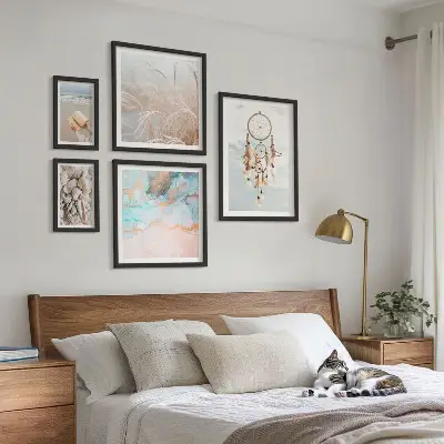 Wanddecoratie compositie Boho dromen strand natuur