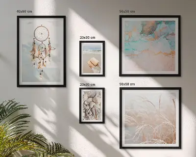 Wanddecoratie compositie Boho dromen strand natuur