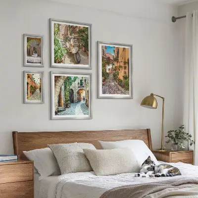 Gallery wall Charmante straatjes met bloemen