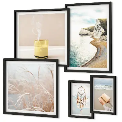 Wanddecoratie compositie Ontspannende boekthema's