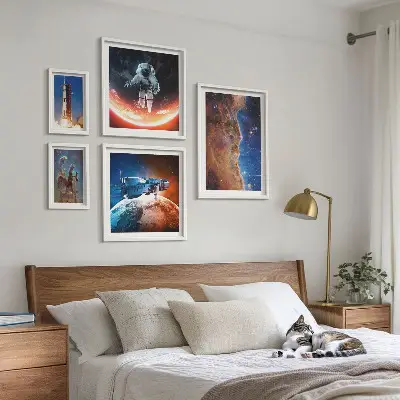Gallery wall Ruimtereizen door de Melkweg