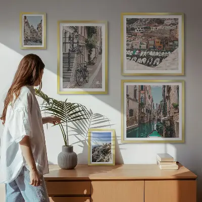 Gallery wall Charmante Europese straten