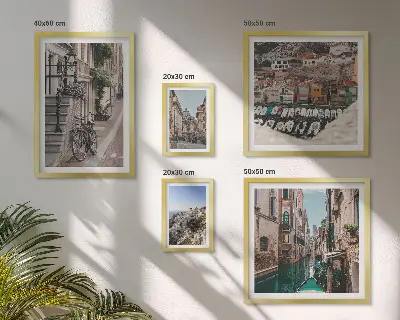 Gallery wall Charmante Europese straten