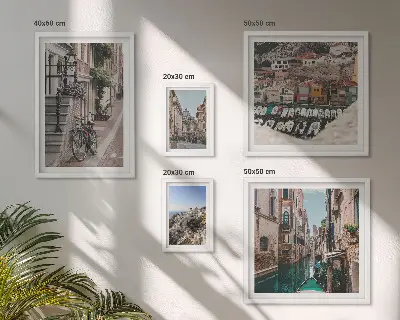 Gallery wall Charmante Europese straten