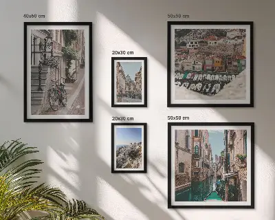 Gallery wall Charmante Europese straten