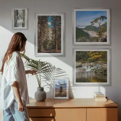 Gallery wall berglandschappen en ongerepte natuur