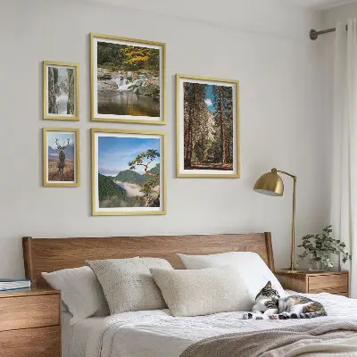 Gallery wall berglandschappen en ongerepte natuur