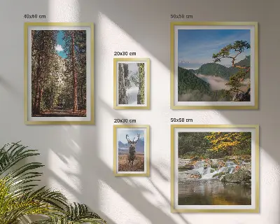Gallery wall berglandschappen en ongerepte natuur