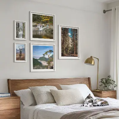 Gallery wall berglandschappen en ongerepte natuur