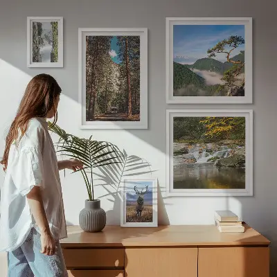 Gallery wall berglandschappen en ongerepte natuur