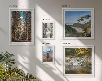 Gallery wall berglandschappen en ongerepte natuur