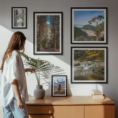 Gallery wall berglandschappen en ongerepte natuur