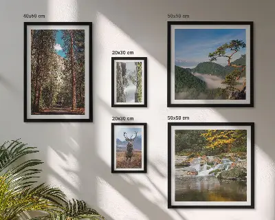 Gallery wall berglandschappen en ongerepte natuur