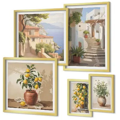 Kamerplanten stijlvolle set