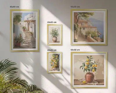Kamerplanten stijlvolle set