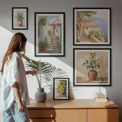 Kamerplanten stijlvolle set