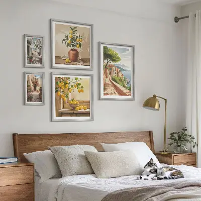 Gallery wall met betoverende uitzichten op de Middellandse Zee
