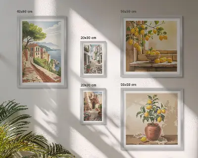 Gallery wall met betoverende uitzichten op de Middellandse Zee