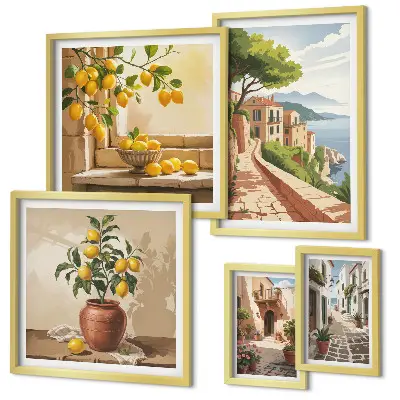 Gallery wall met betoverende uitzichten op de Middellandse Zee