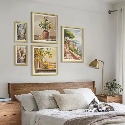 Gallery wall met betoverende uitzichten op de Middellandse Zee