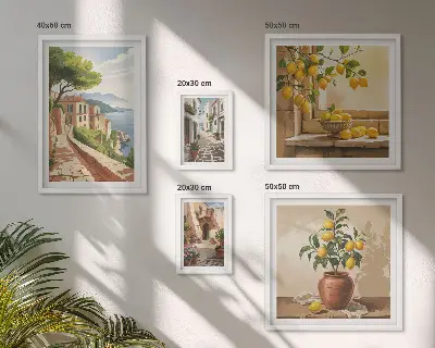 Gallery wall met betoverende uitzichten op de Middellandse Zee