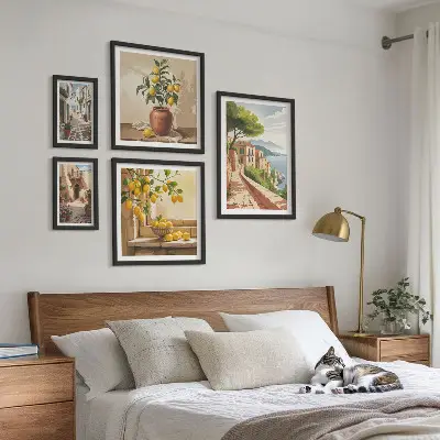 Gallery wall met betoverende uitzichten op de Middellandse Zee