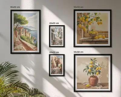 Gallery wall met betoverende uitzichten op de Middellandse Zee