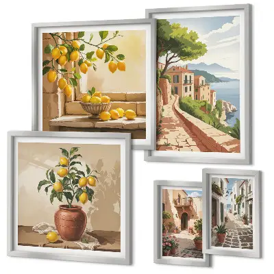 Gallery wall met betoverende uitzichten op de Middellandse Zee