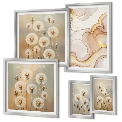 Gallery wall bloemmotieven met delicate natuurdetails