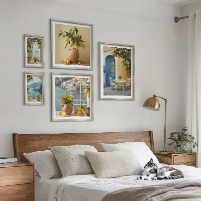 Gallery wall Inspiratie voor de citroenzon