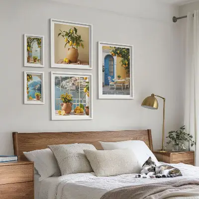 Gallery wall Inspiratie voor de citroenzon