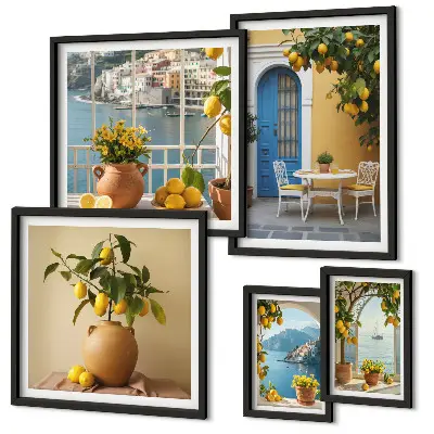 Gallery wall Inspiratie voor de citroenzon