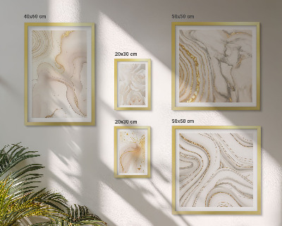 Gallery wall Abstracte beige composities