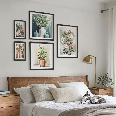 Gallery wall Stijlvolle keukendecoratie met planten