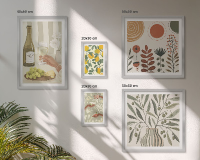 Gallery wall Stijlvolle wijndecoraties