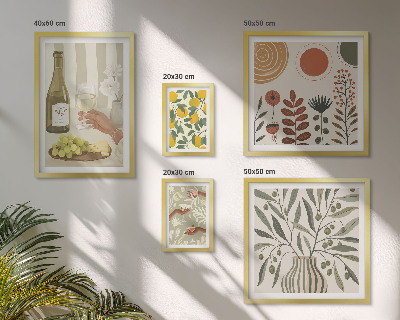 Gallery wall Stijlvolle wijndecoraties