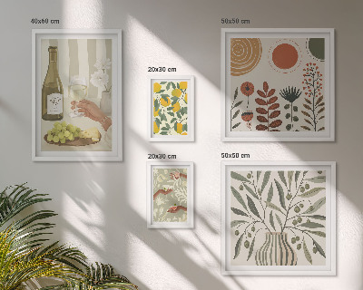 Gallery wall Stijlvolle wijndecoraties
