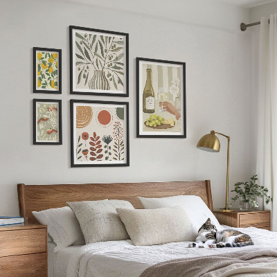 Gallery wall Stijlvolle wijndecoraties