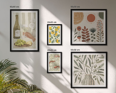 Gallery wall Stijlvolle wijndecoraties