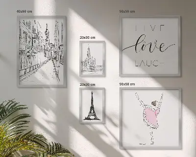 Gallery wall Stijlvolle Parijse inspiratie