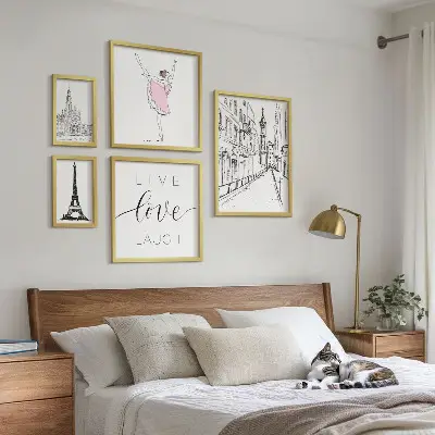 Gallery wall Stijlvolle Parijse inspiratie