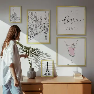 Gallery wall Stijlvolle Parijse inspiratie