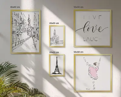 Gallery wall Stijlvolle Parijse inspiratie