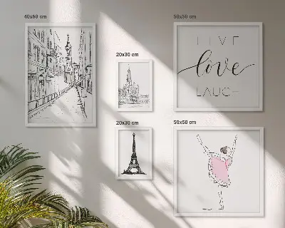Gallery wall Stijlvolle Parijse inspiratie