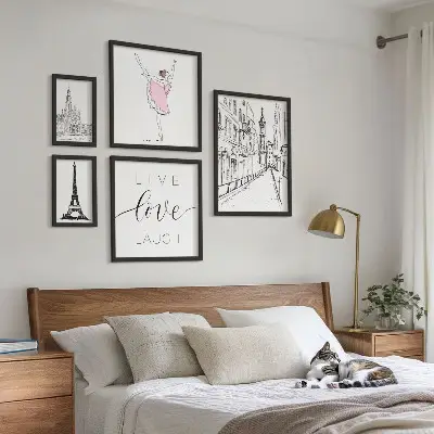 Gallery wall Stijlvolle Parijse inspiratie