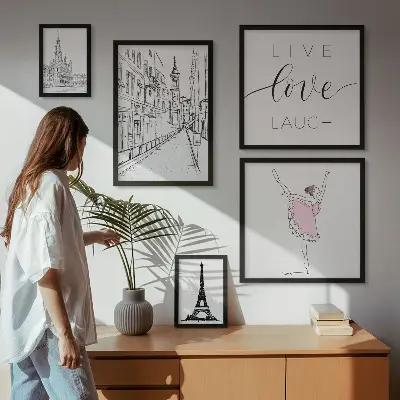 Gallery wall Stijlvolle Parijse inspiratie