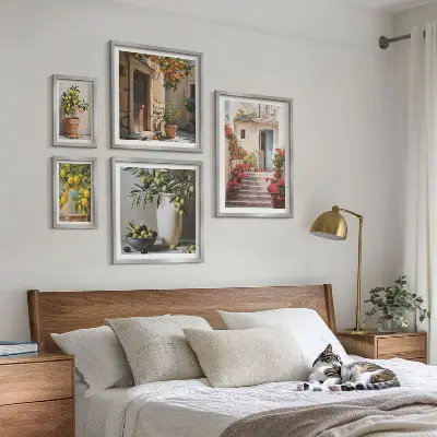 Gallery wall met sfeervolle citroenillustraties
